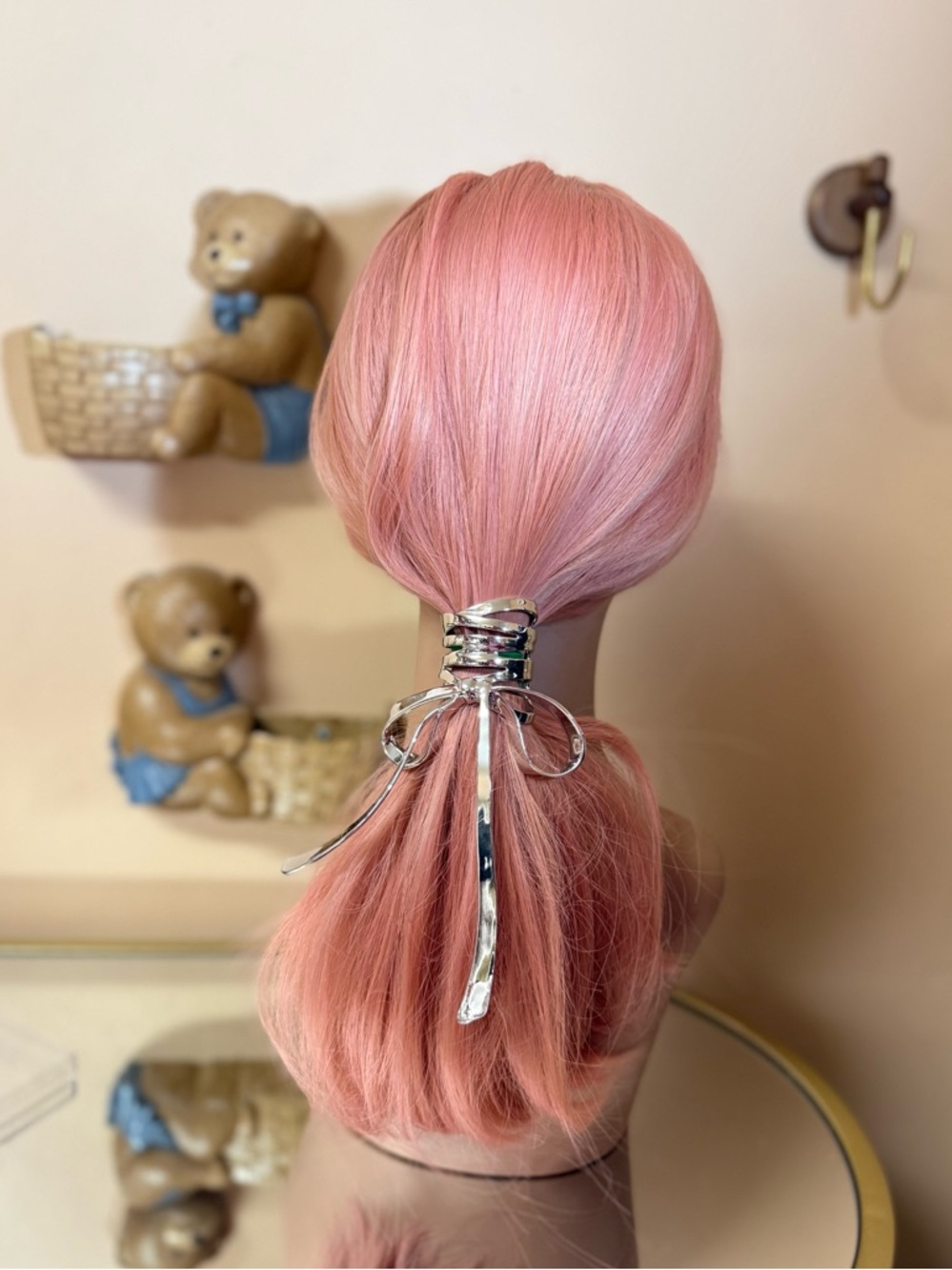 New YVMIN Ribbon Bow metal Hair Clip - Picture 3 of 13